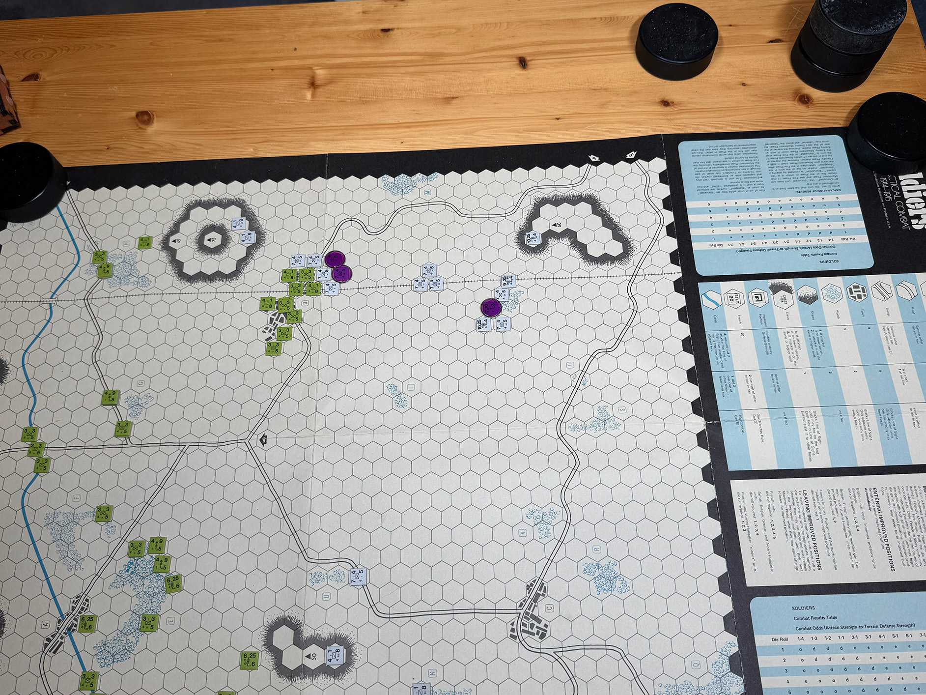 Scenario 1 End of Turn 3 German movement