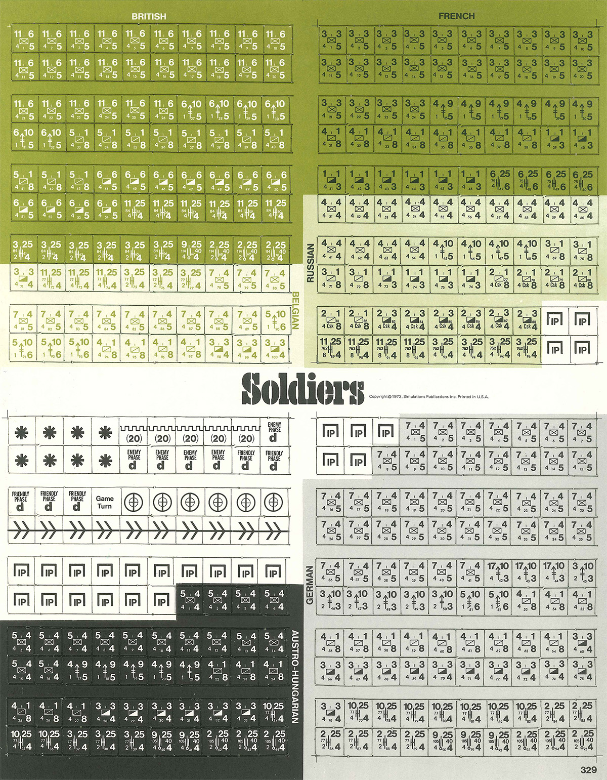 Soldiers Counter sheet