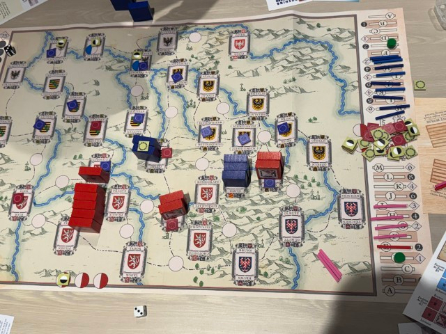 Near the end. Note the Despair tracks on the right